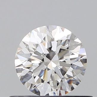 0.5 Carat Round E VVS2 EX VG GIA Natural Diamond