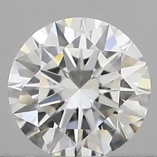 0.26 Carat Round E VVS2 EX GIA Natural Diamond