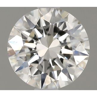 0.55 Carat Round H VS2 EX GIA Natural Diamond