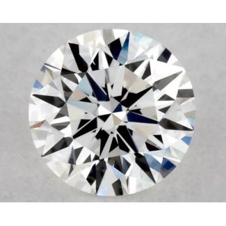 0.31 Carat Round F VVS1 EX VG GIA Natural Diamond