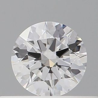 0.33 Carat Round D VVS1 EX GIA Natural Diamond