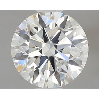 0.6 Carat Round F VS1 EX GIA Natural Diamond