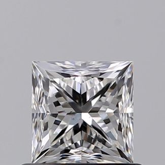 0.70 Carat Princess E VS2 - EX VG GIA Natural Diamond