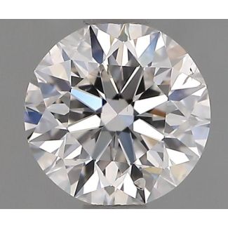 0.80 Carat Round F SI2 EX GIA Natural Diamond