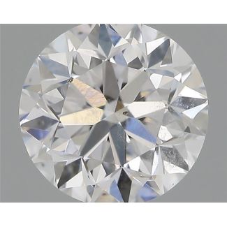 0.70 Carat Round D SI2 GD VG GIA Natural Diamond