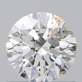 0.77 Carat Round F SI1 EX GIA Natural Diamond