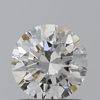 0.9 Carat Round H VVS2 EX GIA Natural Diamond