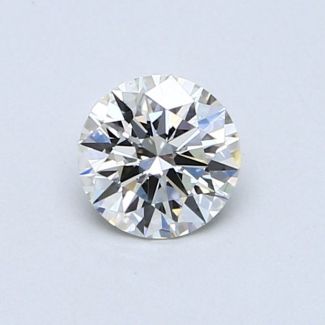 0.54 Carat Round F VS2 EX VG GIA Natural Diamond