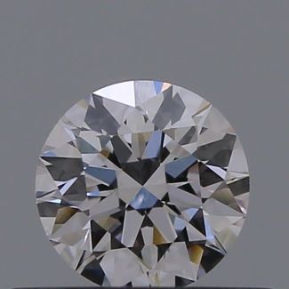 0.33 Carat Round E VS1 EX GIA Natural Diamond