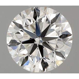 0.9 Carat Round H VS2 VG EX GIA Natural Diamond