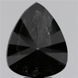 9.48 Carat Pear Fancy Black - GD GIA Natural Diamond