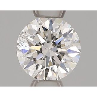 0.30 Carat Round E SI2 EX GIA Natural Diamond