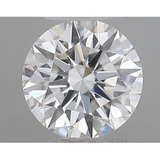 0.22 Carat Round F VVS1 EX GIA Natural Diamond