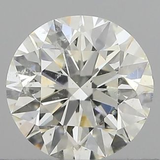 0.60 Carat Round H SI2 EX IGI Natural Diamond