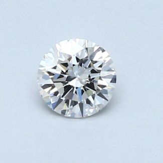 0.41 Carat Round G VS2 VG EX GIA Natural Diamond