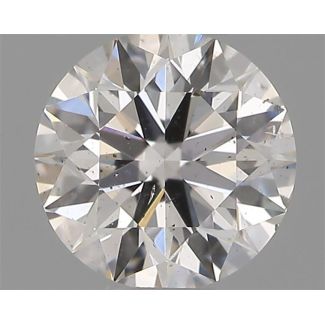 0.32 Carat Round G SI1 EX GIA Natural Diamond