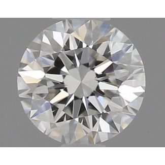 0.18 Carat Round H VVS1 EX GIA Natural Diamond