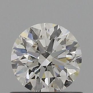 0.56 Carat Round H VS2 EX GIA Natural Diamond