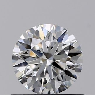 0.53 Carat Round E SI1 EX GIA Natural Diamond