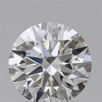 0.55 Carat Round H VS1 EX GIA Natural Diamond