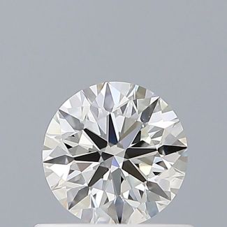 0.5 Carat Round H VS1 EX VG GIA Natural Diamond