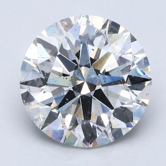 5.25 Carat Round E SI2 EX GIA Natural Diamond