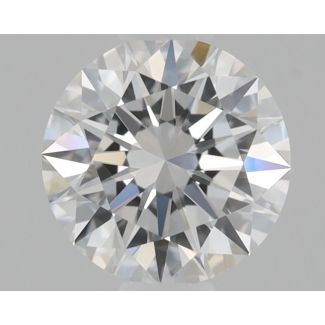 0.31 Carat Round D VVS2 EX GIA Natural Diamond