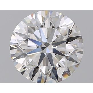 2.0 Carat Round H SI2 EX GIA Natural Diamond