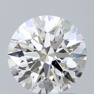 1.7 Carat Round H VS2 EX GIA Natural Diamond