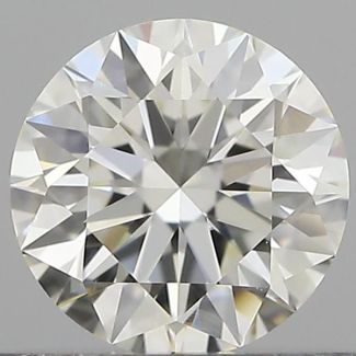 0.5 Carat Round H VVS1 EX IGI Natural Diamond