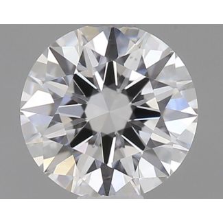 0.31 Carat Round D VS2 EX GIA Natural Diamond