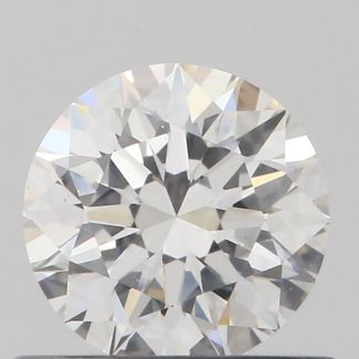 0.58 Carat Round E VS2 EX GIA Natural Diamond