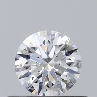 0.35 Carat Round E VVS2 EX GIA Natural Diamond