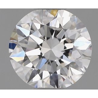 0.8 Carat Round D VVS2 EX GIA Natural Diamond