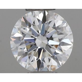 0.3 Carat Round F VVS2 EX IGI Natural Diamond