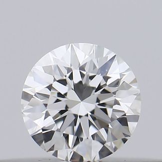 0.15 Carat Round E VVS1 EX GIA Natural Diamond