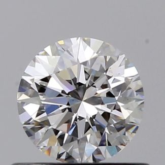 0.50 Carat Round F VS1 EX GIA Natural Diamond