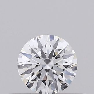 0.27 Carat Round D VVS2 EX VG GIA Natural Diamond