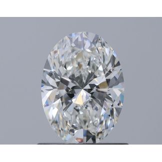 0.9 Carat Oval F VS1 - EX VG GIA Natural Diamond