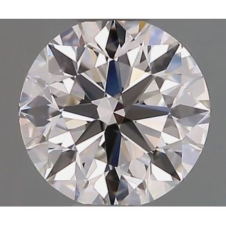 0.8 Carat Round E VVS2 EX GIA Natural Diamond