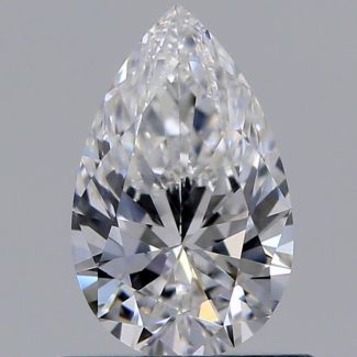 0.57 Carat Pear D VVS1 - EX VG GIA Natural Diamond