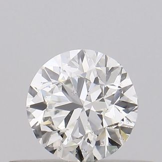 0.3 Carat Round H SI2 VG EX GIA Natural Diamond