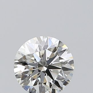 0.40 Carat Round J SI1 EX GIA Natural Diamond