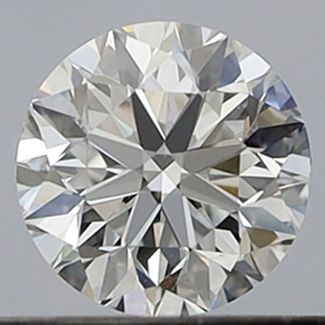 0.36 Carat Round D VVS2 EX GIA Natural Diamond