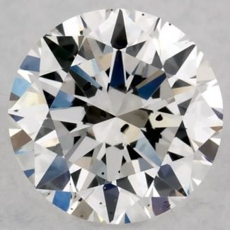 0.3 Carat Round F SI2 VG EX GIA Natural Diamond