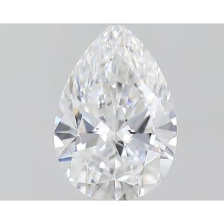 0.4 Carat Pear D VVS1 - EX VG GIA Natural Diamond