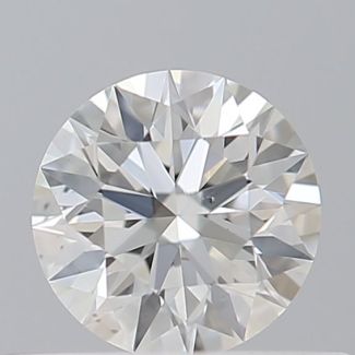 0.33 Carat Round H VS2 EX GIA Natural Diamond