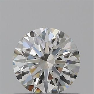 0.51 Carat Round H VVS2 EX VG GIA Natural Diamond