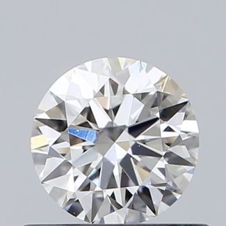 0.5 Carat Round F VS2 EX GIA Natural Diamond