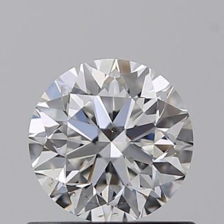 0.62 Carat Round E VS2 VG EX GIA Natural Diamond